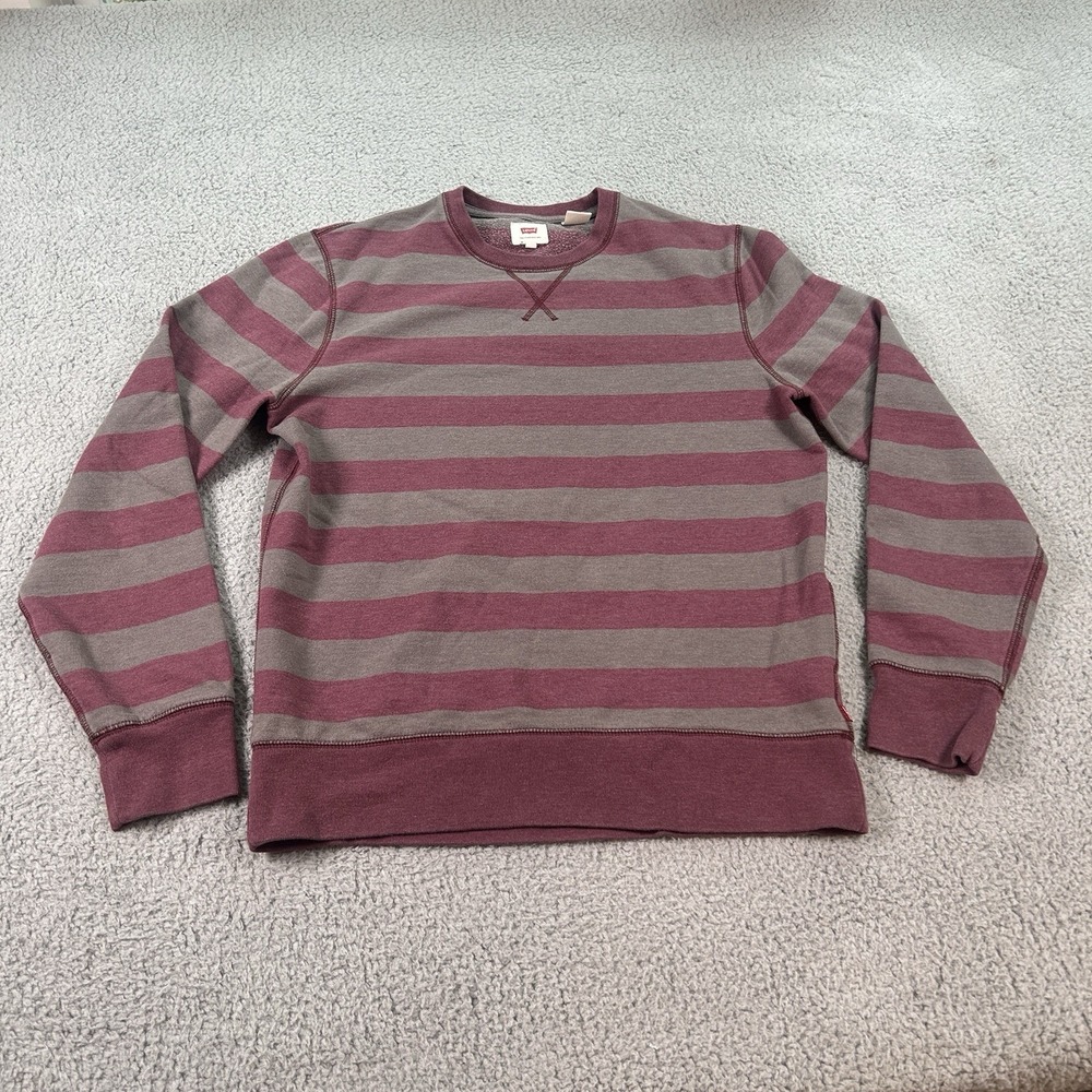Levi's Herren Freizeit Sweater Men's Medium 40x25 Multicolor Pullover Logo - Picture 8 of 16